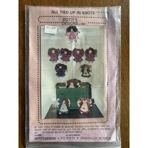 Vintage 1991 Dotti’s Designs Doll Pattern All Tied Up In Knots